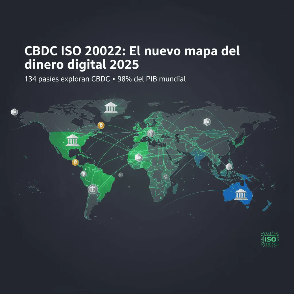 CBDC ISO 20022 global map