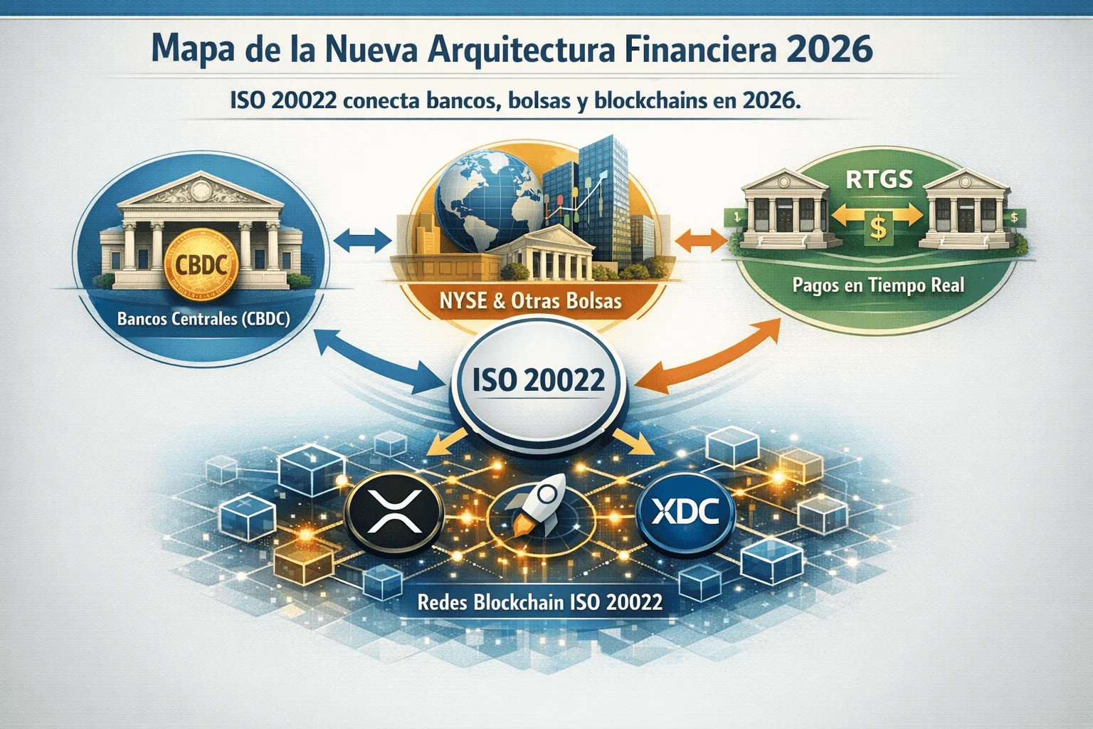 La nueva era de Wall Street: cómo NYSE, ISO 20022, CBDC y blockchain están cambiando el juego en 2026