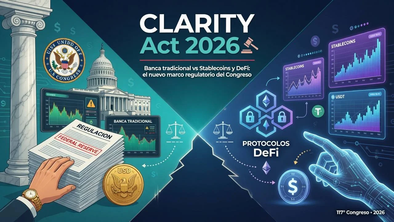 CLARITY Act 2026: la pelea final entre banca, stablecoins y DeFi